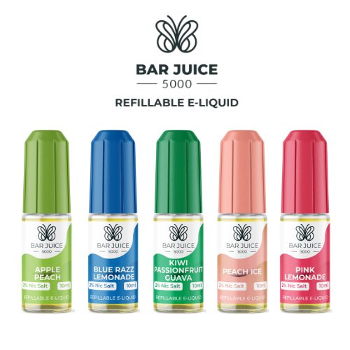 BAR JUICE 5000 REFILLABLE E-LIQUID - VapeHatchBAR JUICE 5000 REFILLABLE E-LIQUIDE-LIQUIDS