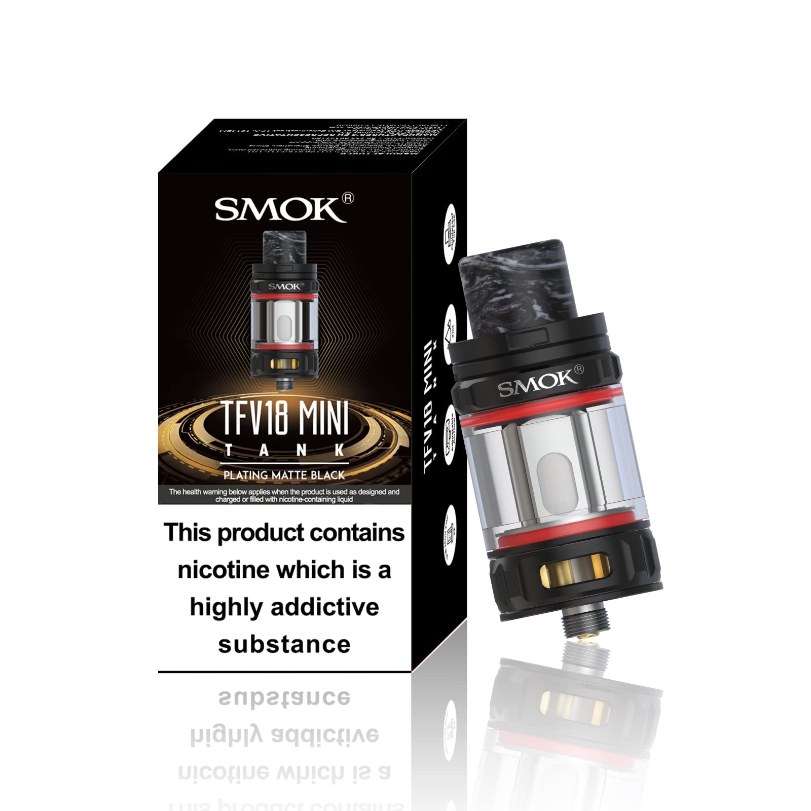 SMOK TFV18 MINI TANK - VapeHatchSMOK TFV18 MINI TANKTank